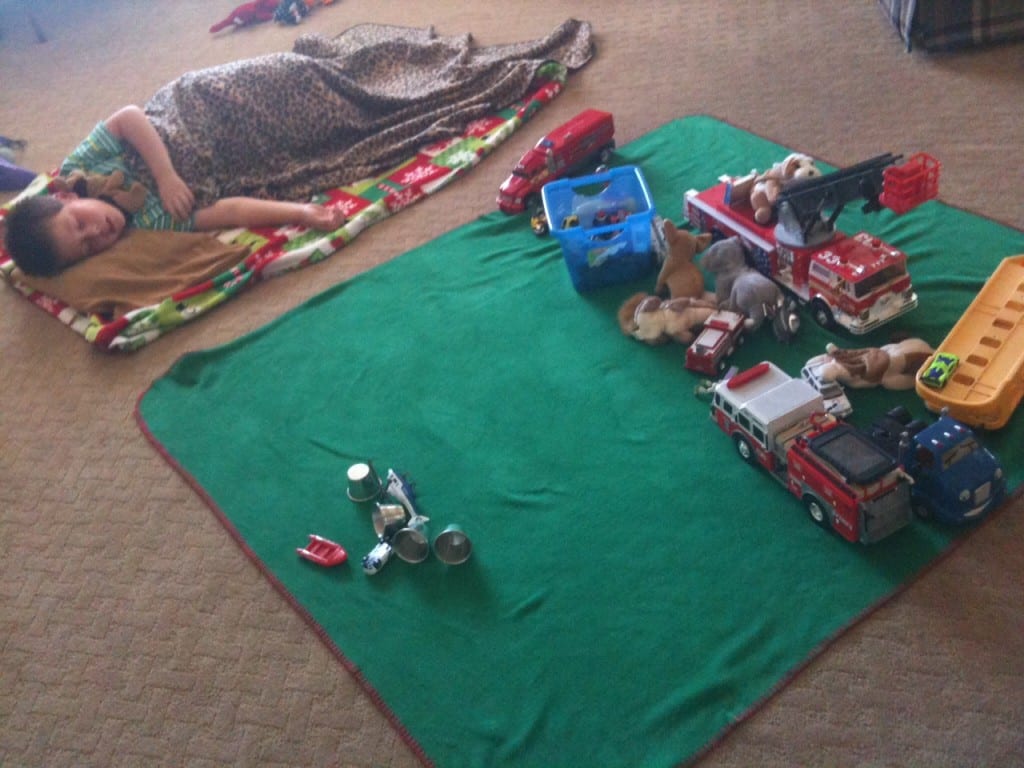 August 19 2011 Thomas Pretend Nap
