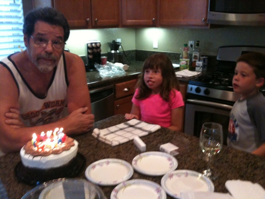 August 26 2011 Frank w Cake