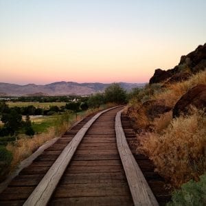 Bartley Ranch Old Train Track March 2017 Poem